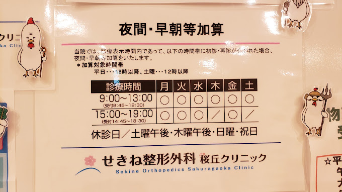 せきね整形外科桜丘クリニック